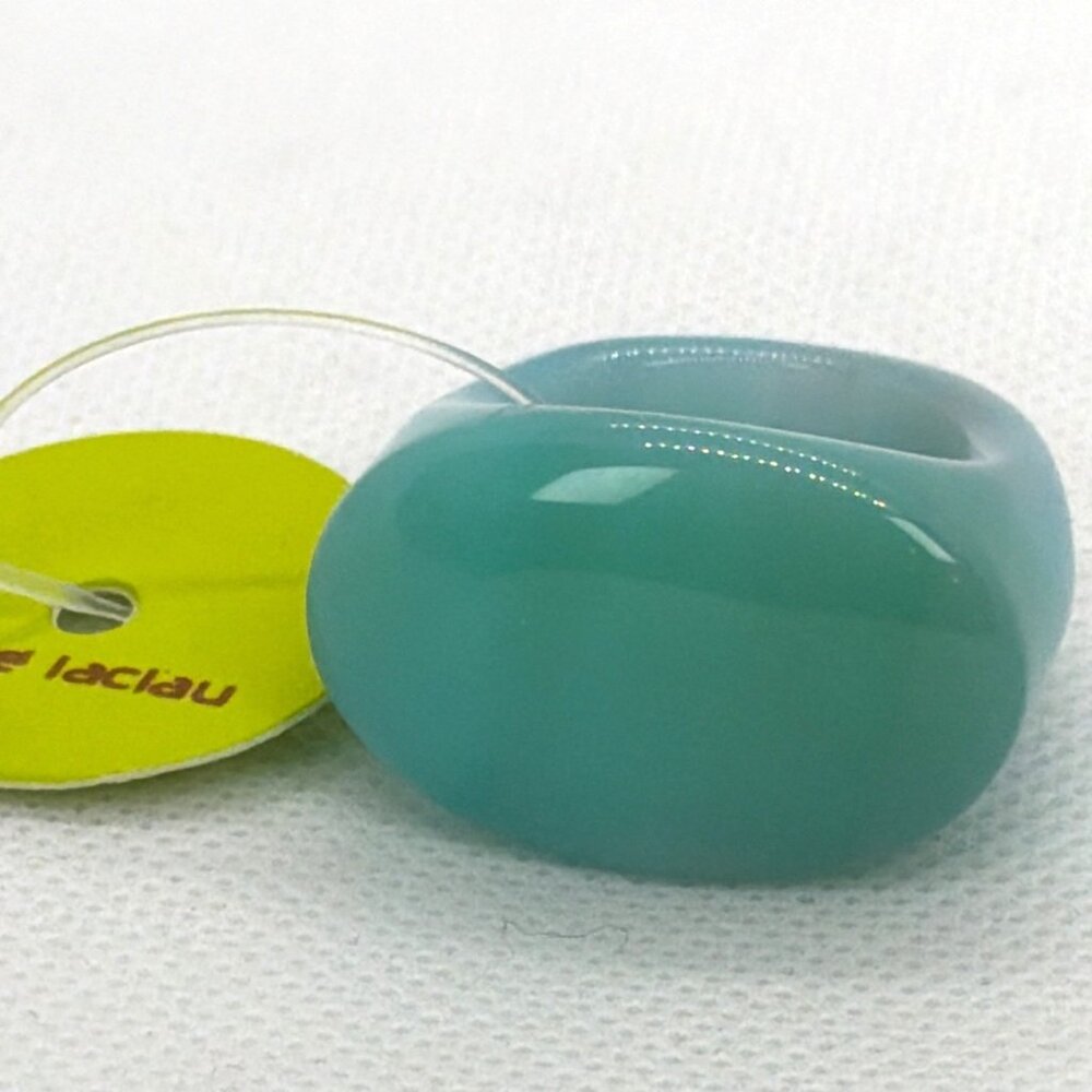 Retired Chloe Laclau Rio Resin Dome Ring 2008 Deadstock NWT Sz 9 Boutique Brazil - Picture 14 of 16